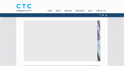 Desktop Screenshot of ctcproductivity.com